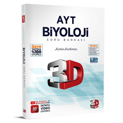 3D Yayınları Ayt Biyoloji Soru Bankası Zeta Fotokopi