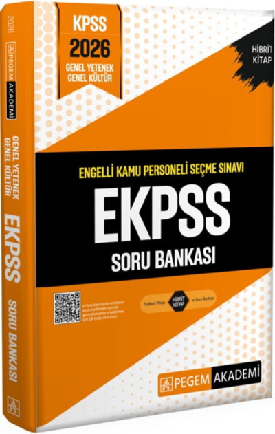 2026 E-KPSS Engelli Kamu Personeli Seçme Sınavı Soru Bankası Pegem Akademi Yayıncılık Zeta Fotokopi