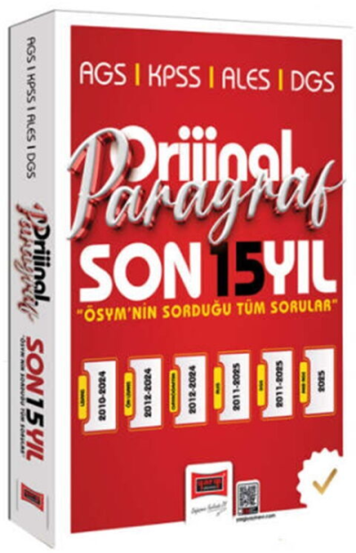 2026 KPSS AGS ALES DGS Orijinal Paragraf 15 Yıl Çıkmış Sorular Yargı Yayınları Zeta Fotokopi