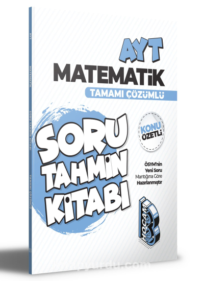AYT Matematik Tamamı Çözümlü Soru Tahmin Kitabı Zeta Fotokopi