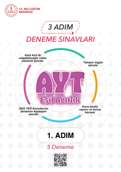 3 ADIM DENEME SINAVLARI AYT EŞİT AĞIRLIK 1. ADIM Zeta Fotokopi
