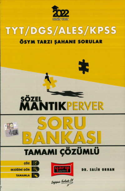 SÖZEL MANTIK PERVER SERİSİ SORU BANKASI TAMAMI ÇÖZÜMLÜ Zeta Fotokopi