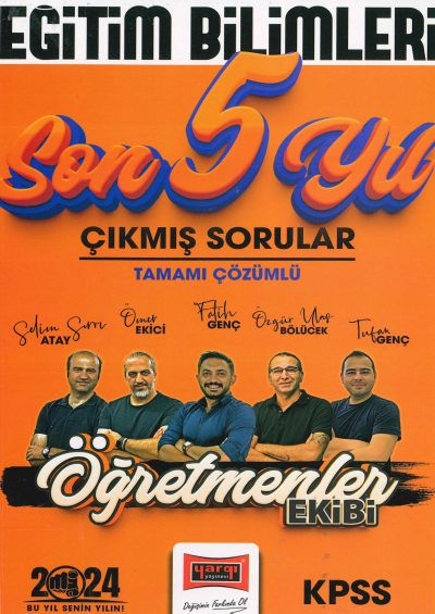 SON 5 YIL ÇIKMIŞ SORULAR (2019-2023) TAMMAI ÇÖZÜMLÜ ÖĞRETMENLER EKİBİ