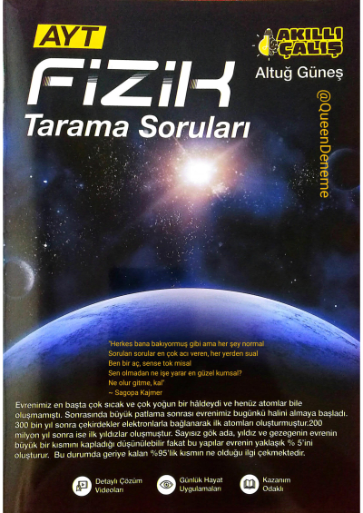 Altuğ Güneş AYT Fizik Deneme Zeta Fotokopi