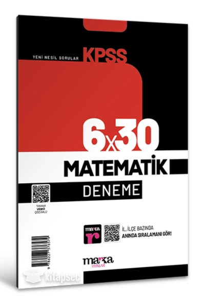 MATEMATİK 6*30 MARKA DENEME Zeta Fotokopi