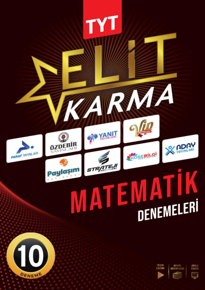 TYT Matematik Elit Karma 10 Deneme Video Çözümlü Paraf Yayınları Zeta Fotokopi