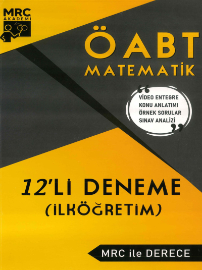 ÖABT İLKÖĞRETİM MATEMATİK 12'Lİ DENEME MRC İL DERECE Zeta Fotokopi