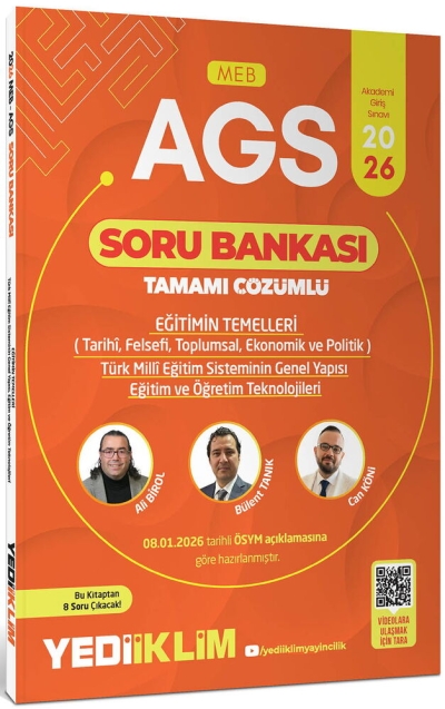 2026 MEB AGS Eğitimin Temelleri ve Temel Kavramlar Türk Milli Eğitim Sisteminin Tamamı Çözümlü Soru Bankası Yediiklim Yayınları Zeta Fotokopi