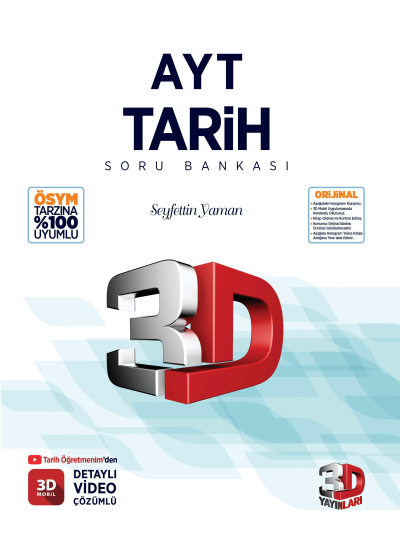 3D AYT TARİH SORU BANKASI Zeta Fotokopi