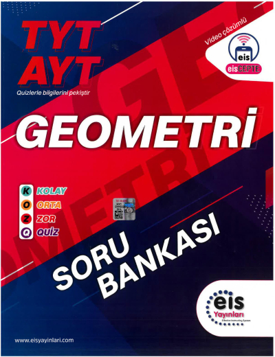 Koz Serisi TYT-Ayt Geometri Soru Bankası Eis Yayınları Zeta Fotokopi