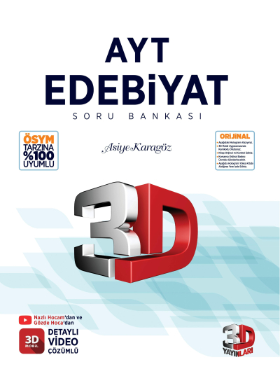3D AYT EDEBİYAT SORU BANKASI Zeta Fotokopi