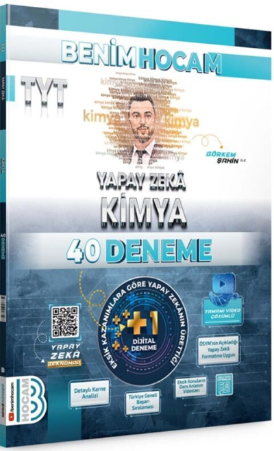 2025 TYT Yapay Zeka Kimya 40 Deneme Benim Hocam Yayınları Zeta Fotokopi