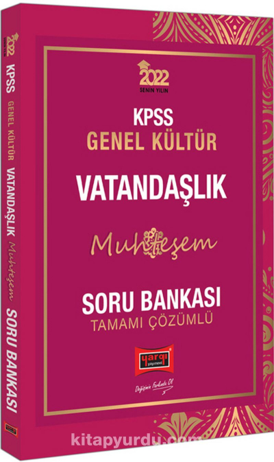 2022 KPSS Genel Yetenek Muhteşem Vatandaşlık Tamamı Çözümlü Soru Bankası Zeta Fotokopi