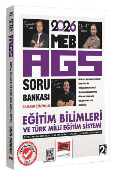 2026 MEB-AGS Eğitim Bilimleri ve Türk Milli Eğitim Sistemi Soru Bankası Modül 2 Çözümlü Yargı Yayınları Zeta Fotokopi