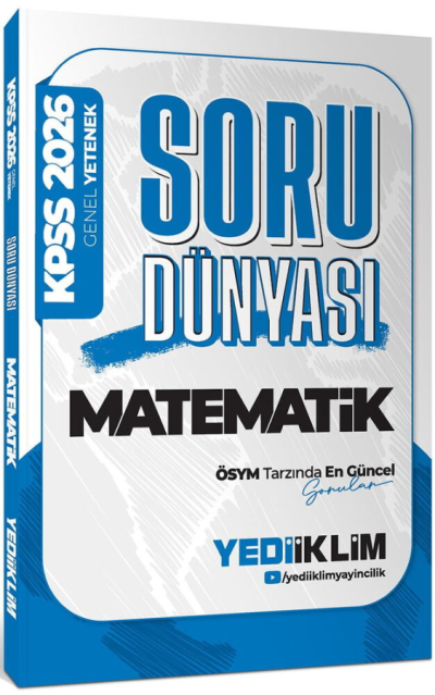 2026 KPSS Genel Yetenek Matematik Soru Dünyası Yediiklim Yayınları Zeta Fotokopi