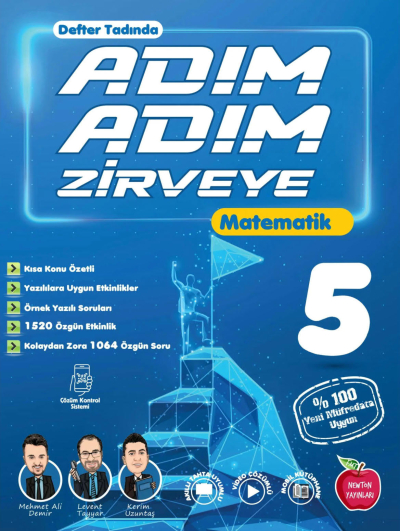 5. Sınıf Matematik Adım Adım Zirveye Newton Yayınları Zeta Fotokopi