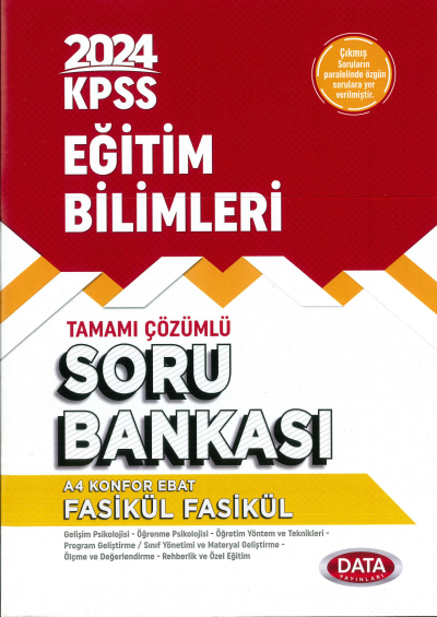 EĞİTİM BİLİMLERİ TAMAMI ÇÖZÜMLÜ SORU BANKASI TÜM DERSLER Zeta Fotokopi