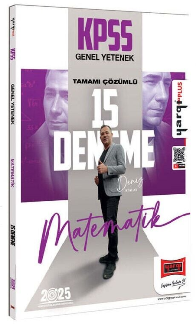 2025 KPSS Genel Yetenek Tamamı Çözümlü Matematik 15 Deneme Yargı Yayınları Zeta Fotokopi
