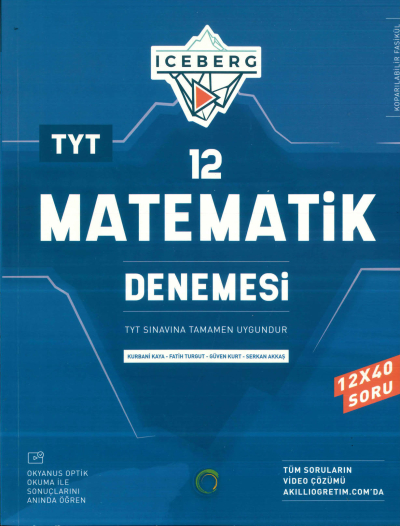 TYT Matematik Iceberg 12 Deneme Okyanus Yayınları Zeta Fotokopi