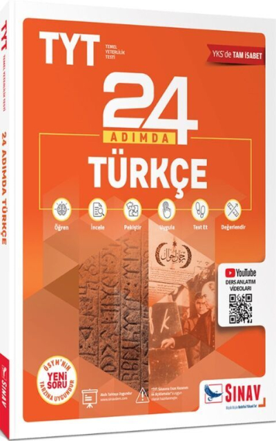 TYT Türkçe 24 Adımda Konu Anlatımlı Soru Bankası Sınav Yayınları Zeta Fotokopi