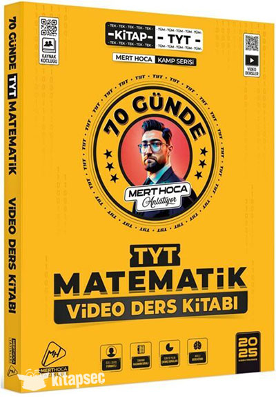 2025 70 Günde TYT Matematik Kampı Video Ders Kitabı Mert Hoca Zeta Fotokopi