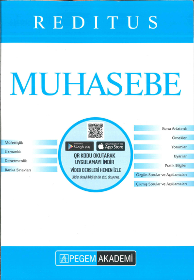 REDİTUS MUHASEBE SORU BANKASI ÇÖZÜMLÜ Zeta Fotokopi