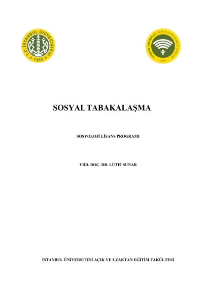 Sosyal Tabakalaşma Zeta Fotokopi