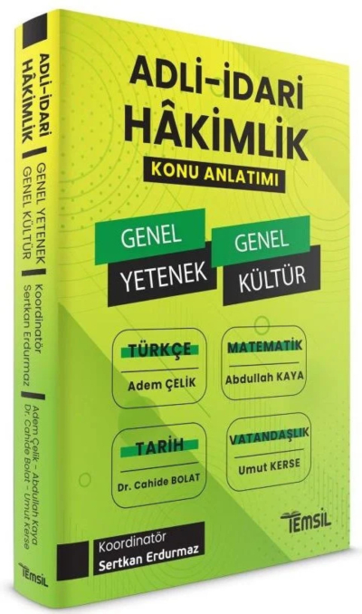 Temsil Adli İdari Hakimlik Genel Yetenek Genel Kültür Konu Anlatımı Temsil Kitap Yayınları Zeta Fotokopi