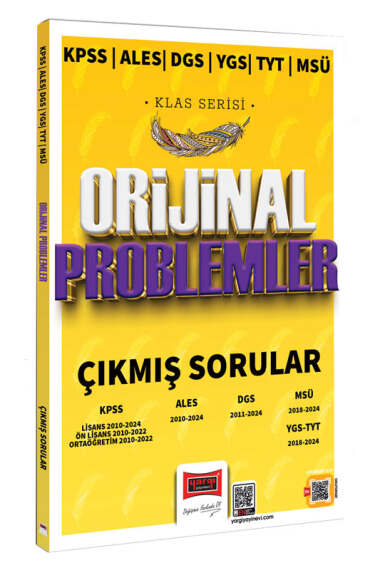 2025 KPSS ALES DGS YGS TYT MSÜ Klas Serisi Orijinal Problemler Çıkmış Sorular Yargı Yayınları Zeta Fotokopi