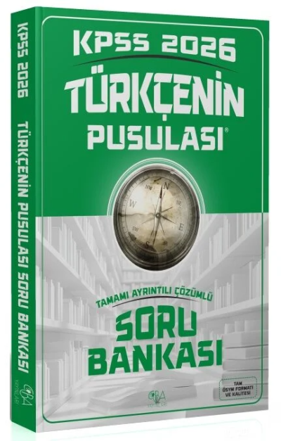 2026 KPSS Türkçenin Pusulası Soru Bankası Çözümlü CBA Yayınları Zeta Fotokopi
