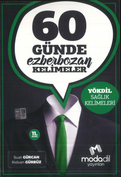 60 Günde Ezberbozan YÖKDİL Sağlık Kelimeleri Modadil Yayınları Zeta Fotokopi