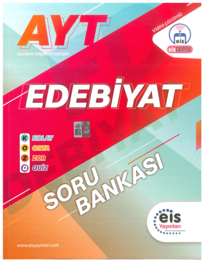 AYT Türk Dili ve Edebiyatı KOZ Serisi Soru Bankası Eis Yayınları Zeta Fotokopi