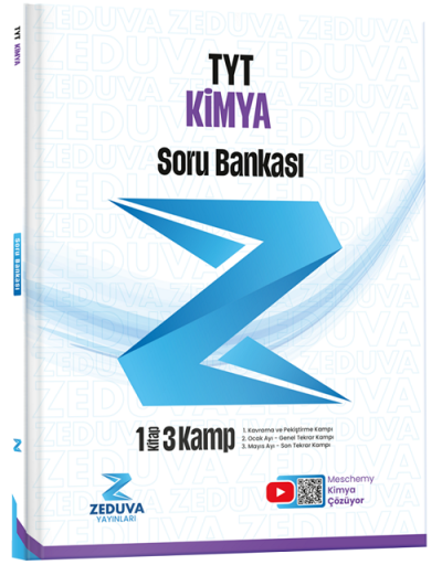 Meschemy Kimya TYT Kimya 1 Kitap 3 Kamp Soru Bankası Zeduva Yayınları Zeta Fotokopi