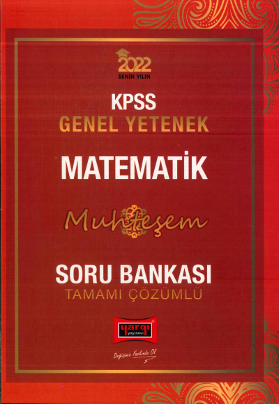 MATEMATİK MUHTEŞEM TAMAMI ÇÖZÜMLÜ SORU BANKASI Zeta Fotokopi