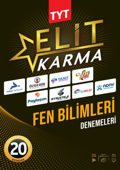 TYT Fen Bilimleri Elit Karma 20 Deneme Video Çözümlü Paraf Yayınları