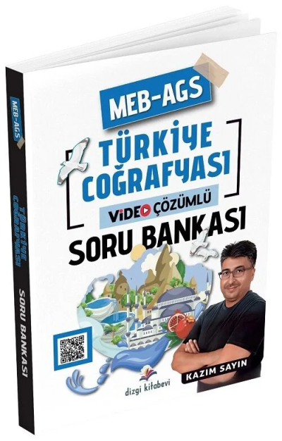 2026 MEB-AGS Türkiye Coğrafyası Soru Bankası Çözümlü Kazım Sayın Dizgi Kitap Yayınları Zeta Fotokopi