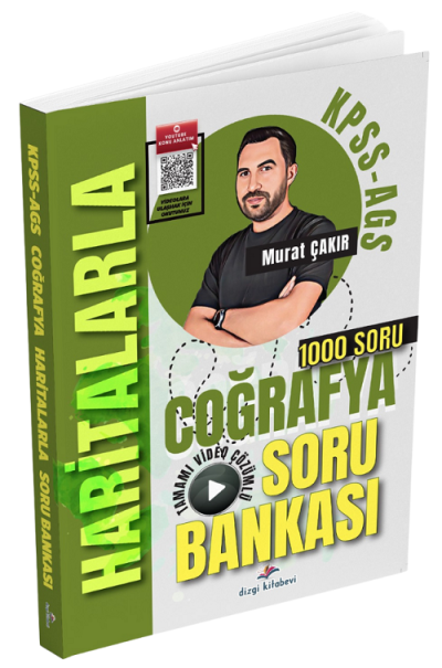 2026 KPSS MEB AGS Haritalarla Coğrafya Tamamı Video Çözümlü Soru Bankası Murat Çakır Dizgi Kitap Zeta Fotokopi