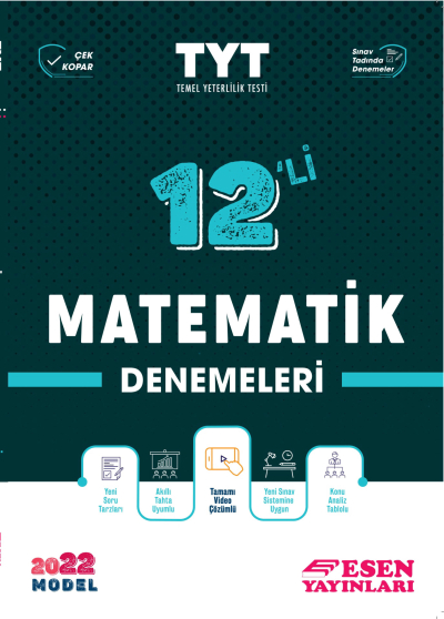 TYT 12'li Matematik Denemeleri Zeta Fotokopi
