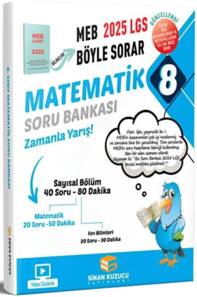 8. Sınıf LGS Matematik Soru Bankası Sinan Kuzucu Zeta Fotokopi