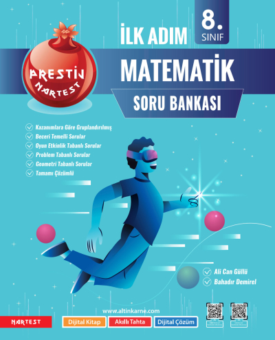 8. Sınıf Prestij İlk Adım Matematik Soru Bankası Nartest Yayınevi Zeta Fotokopi