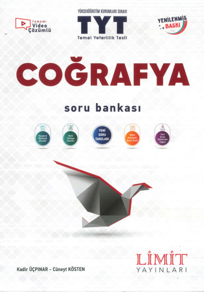 TYT Coğrafya Soru Bankası Limit Yayınları Zeta Fotokopi
