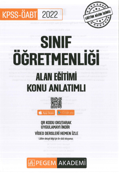 SINIF ÖĞRETMENLİĞİ ALAN EĞİTİMİ VE KONU ANLATIMLI