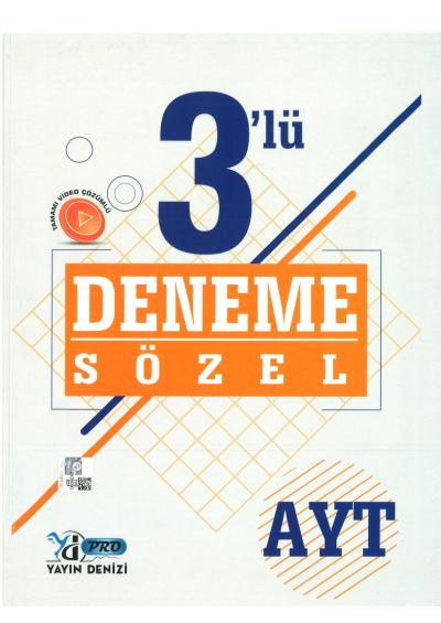 AYT Sözel 3 lü Deneme Video Çözümlü Zeta Fotokopi