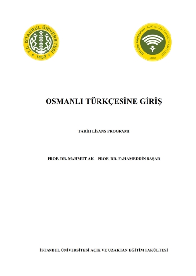 Osmanlı Türkçesine Giriş Zeta Fotokopi