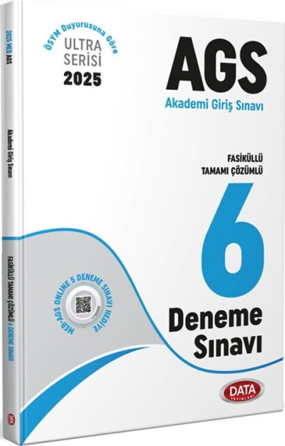 2025 MEB AGS Fasiküllü Tamamı Çözümlü 6 Deneme Sınavı Data Yayınları Zeta Fotokopi