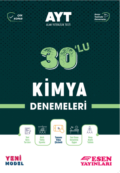 AYT 30'lu Kimya Denemeleri Zeta Fotokopi