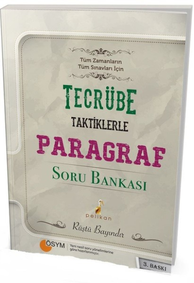 TECRÜBE TAKTİKLERLE PARAGRAF SORU BANKASI RÜŞTÜ BAYINDIR Zeta Fotokopi