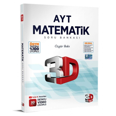 3D Yayınları Ayt Matematik Soru Bankası Zeta Fotokopi