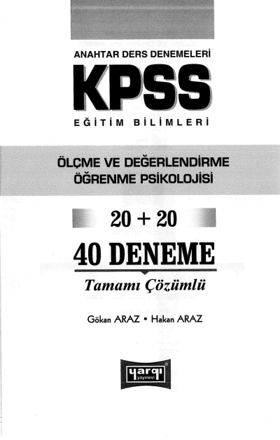 ÖLÇME VE ÖĞRENME 20+20 Zeta Fotokopi