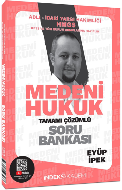 İndeks Akademi 2025 KPSS A Grubu Medeni Hukuk Soru Bankası Çözümlü - Eyüp İpek İndeks Akademi Yayıncılık Zeta Fotokopi